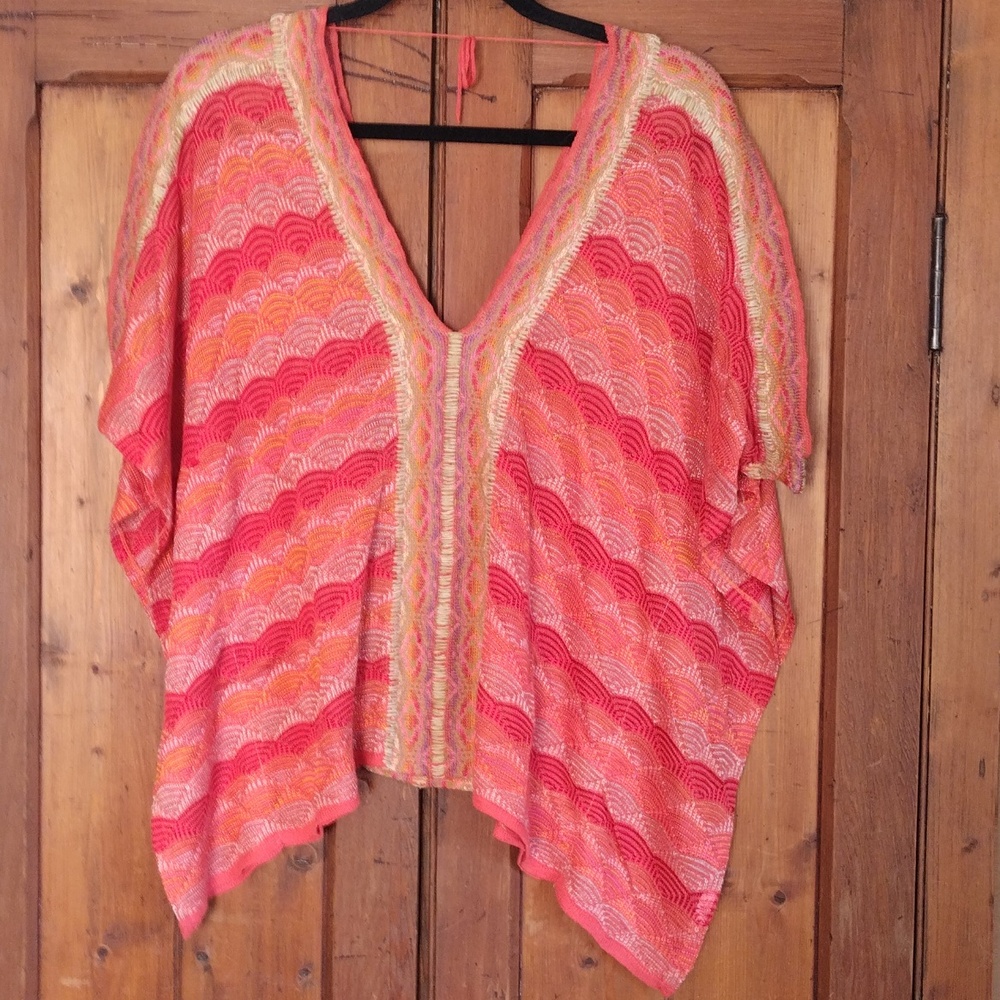 CECILIA PRADO Anthropology Boho Poncho S/M